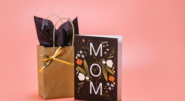 Offrir un cadeau à une maman